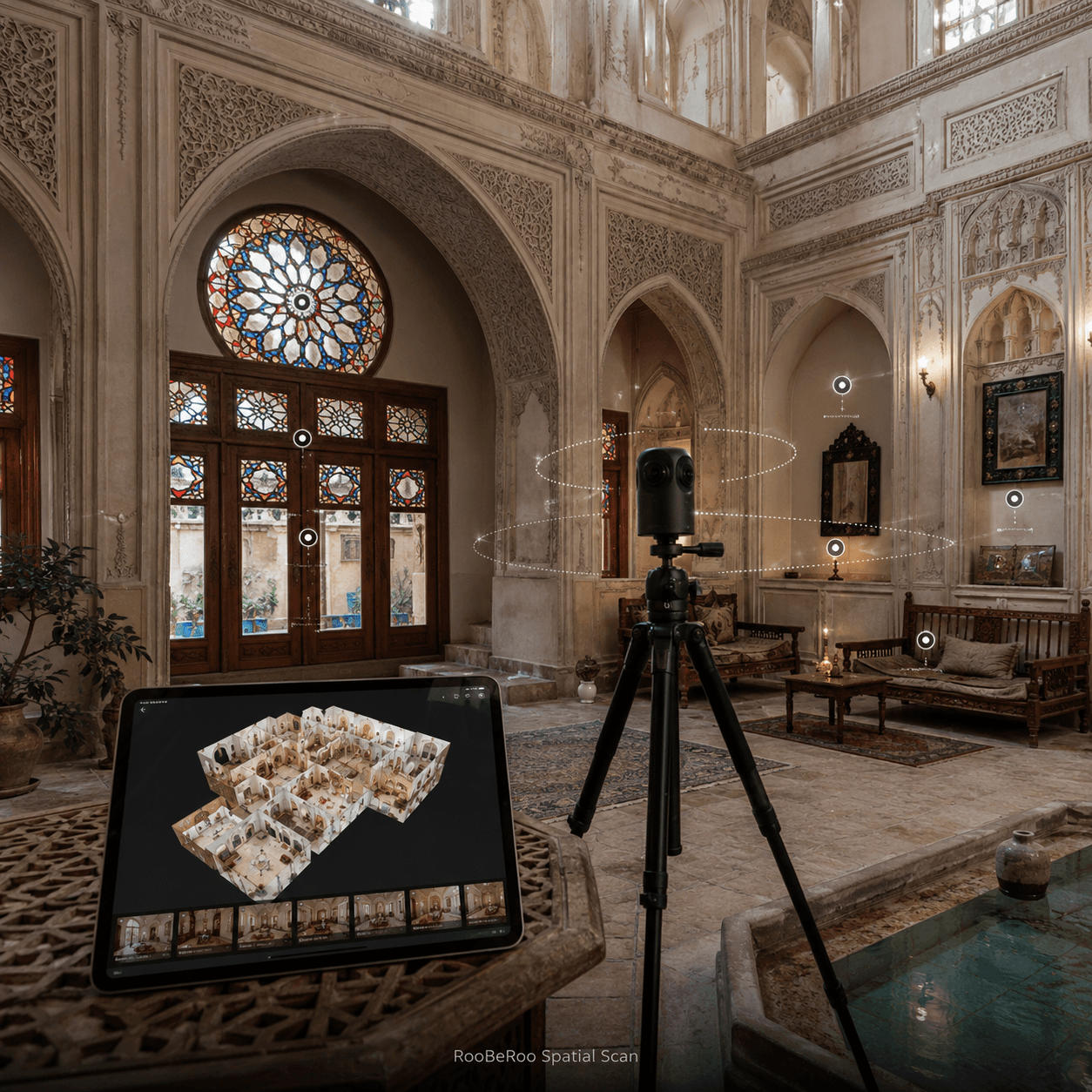 RooBeRoo Spatial Scan | تور مجازی عمارت روبه‌رو